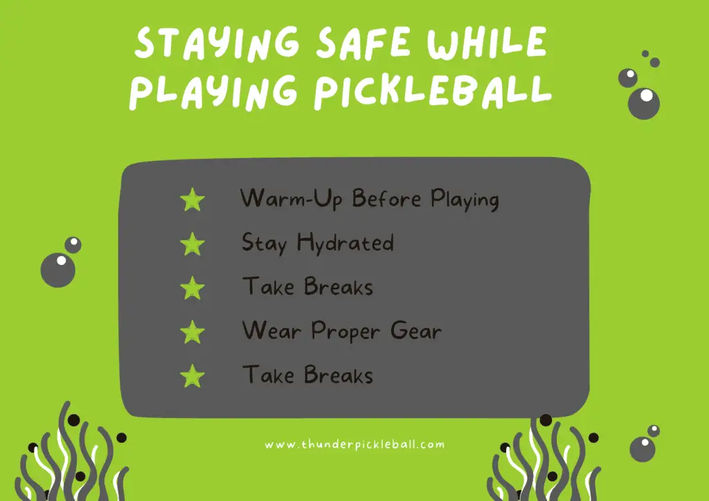 Staying Safe While Playing Pickleball