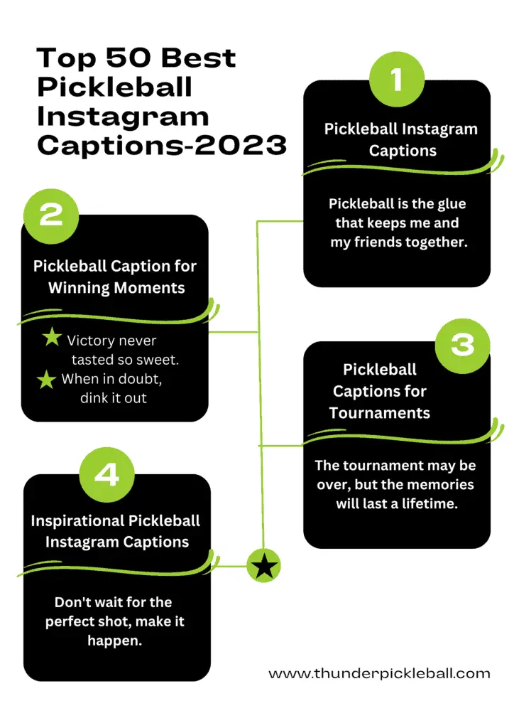 Top 50 Best Pickleball Instagram Captions