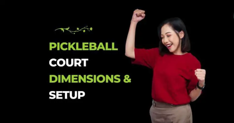 Pickleball court dimensions