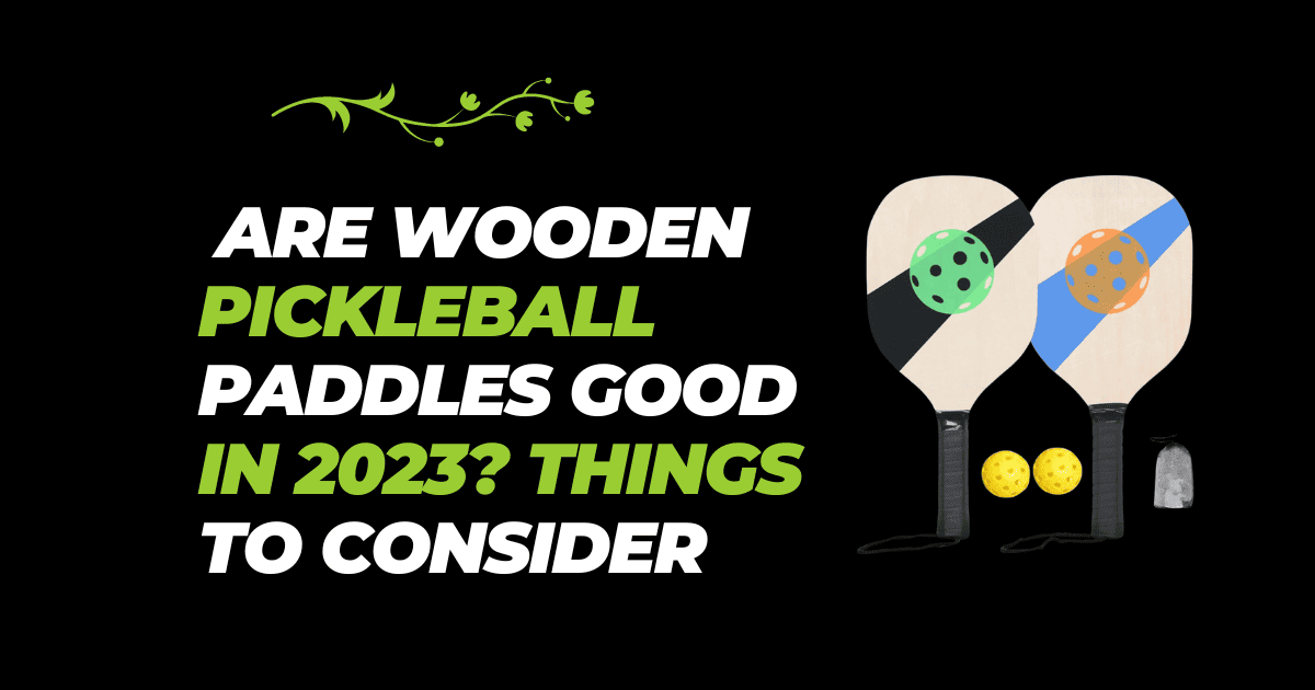 Are Wooden Pickleball Paddles Good In 2023? Things To Consider ...