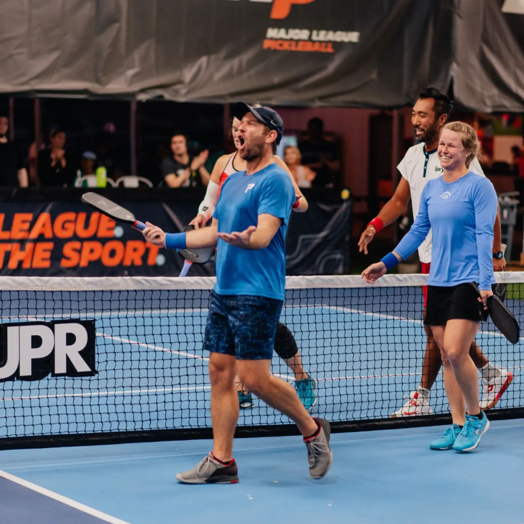 Adam stone playing pickleball 